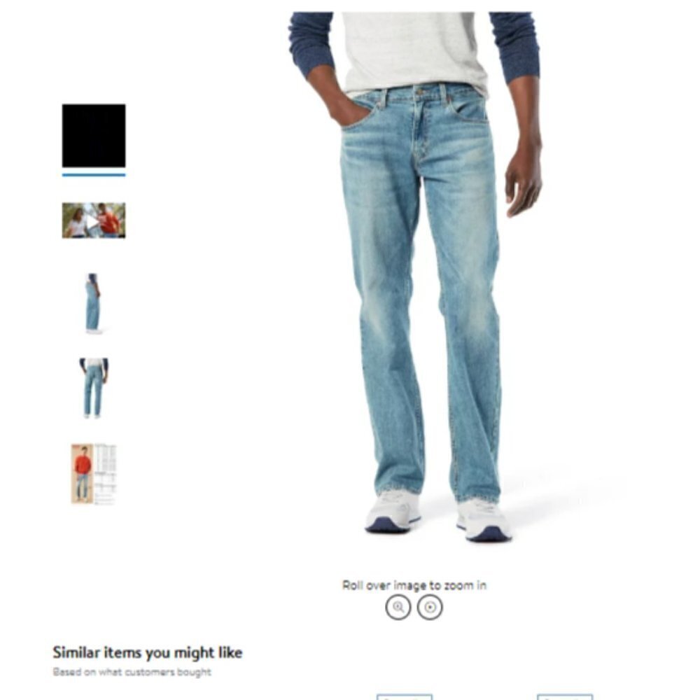 Men's Levi's Relaxed Fit Straight Leg 90's Dad Denim Jeans Size 48x32